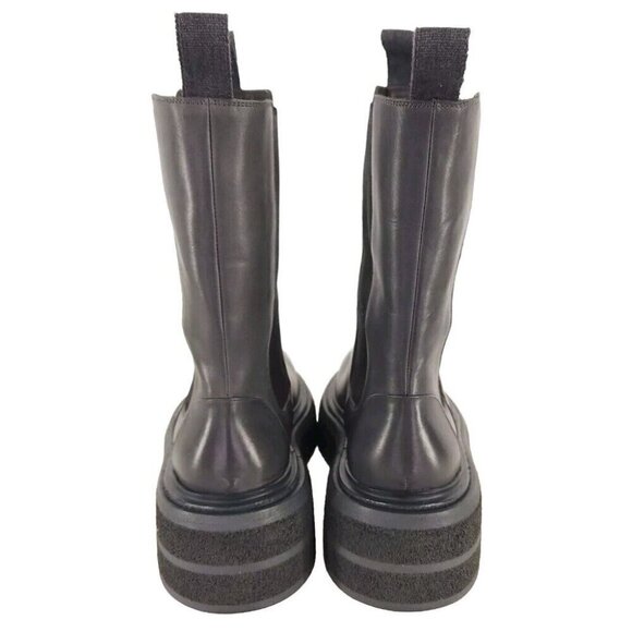 Marsell Zuccone Tronchetto Elast Chelsea Beatle Boots 37.5 7.5 Womens Gray New - Picture 6 of 15